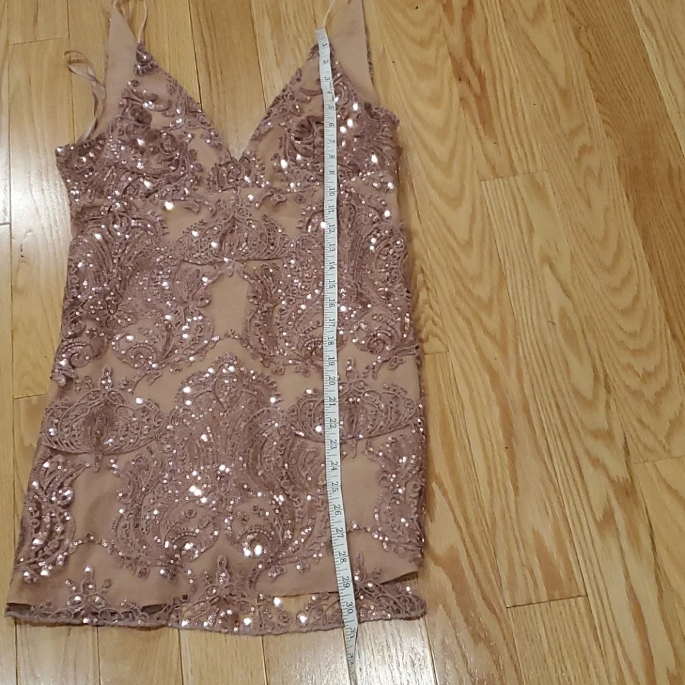 Free People Night Shimmers Mini Dress